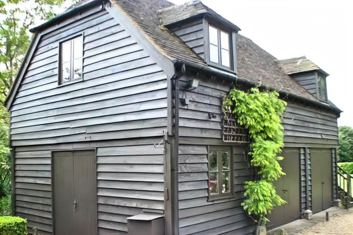 Barn restoration in Therfield