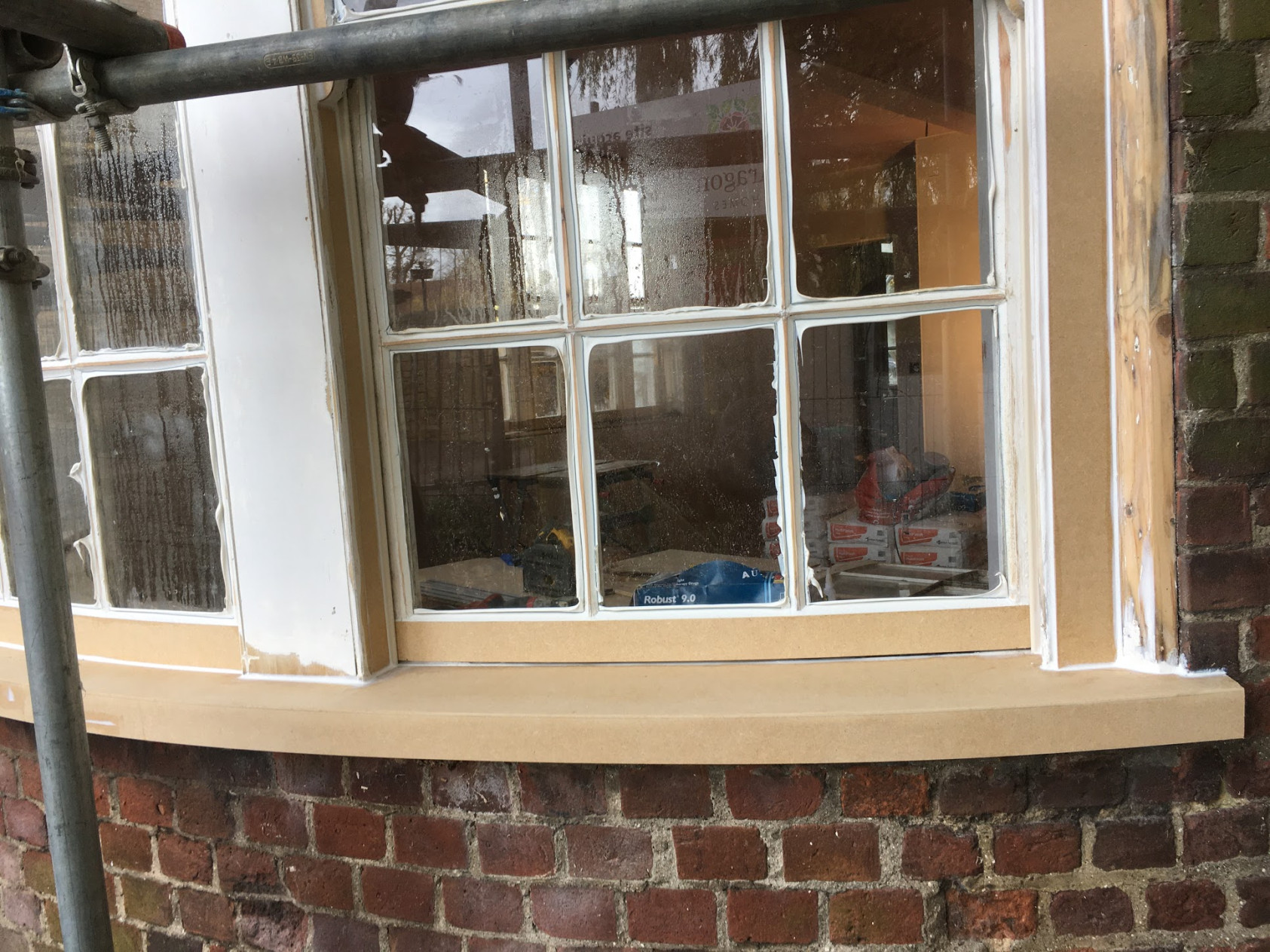 repairing curved window sill