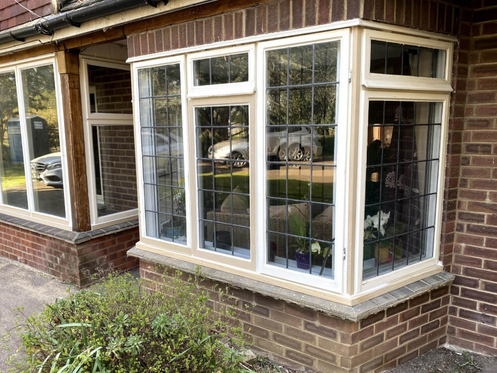 repaired window frames 