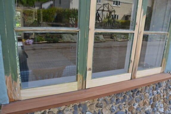 Wooden windows repair in Ickleton