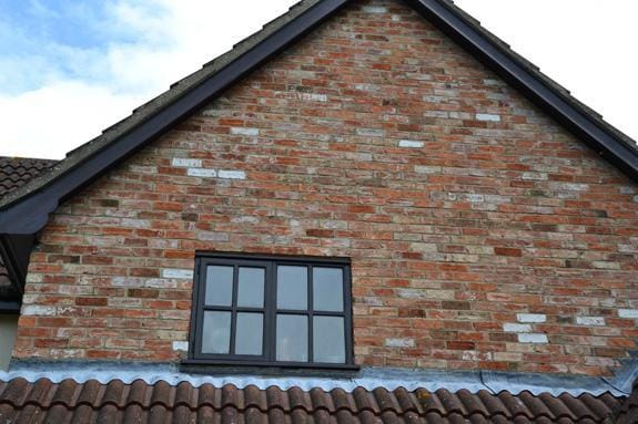 painted casement window