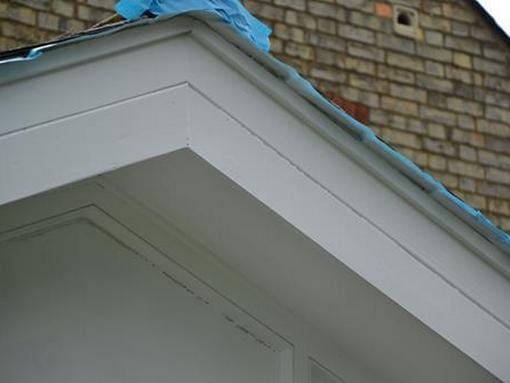 Gable repair paiting
