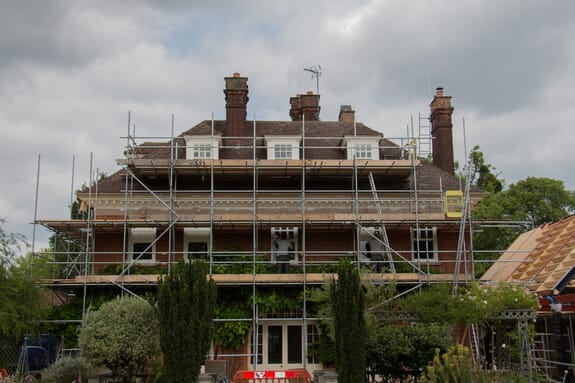 Period property with sash windows