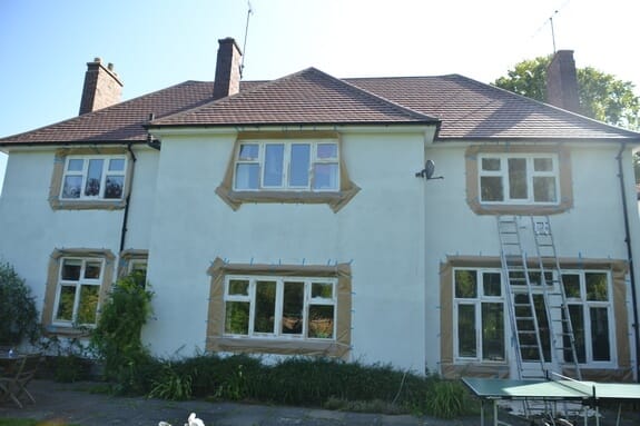 Cambridge casement window re-decoration