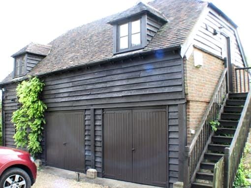 barn garage with flat on first floor