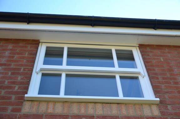 Attached house windows painting