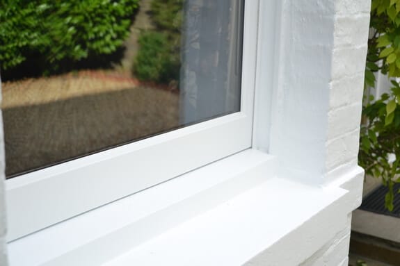Repairs to sash windows and painting of masonry walls