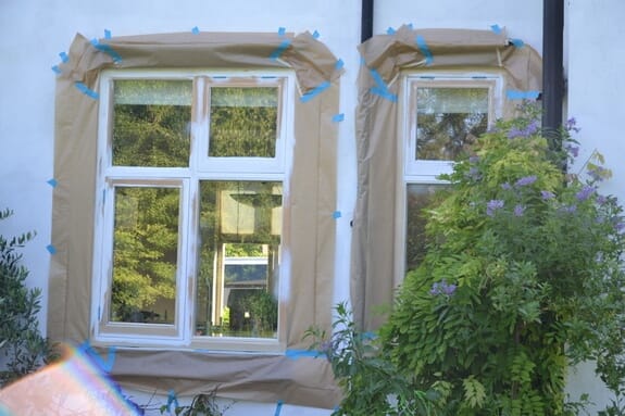 paint spraying preparation 