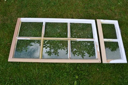 Decayed wooden frame windows restoration
