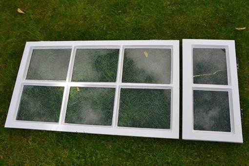 Decayed wooden frame windows restoration