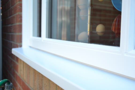 white window sill 
