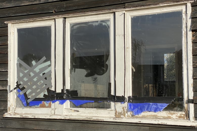 Casement windows before double glazing installation