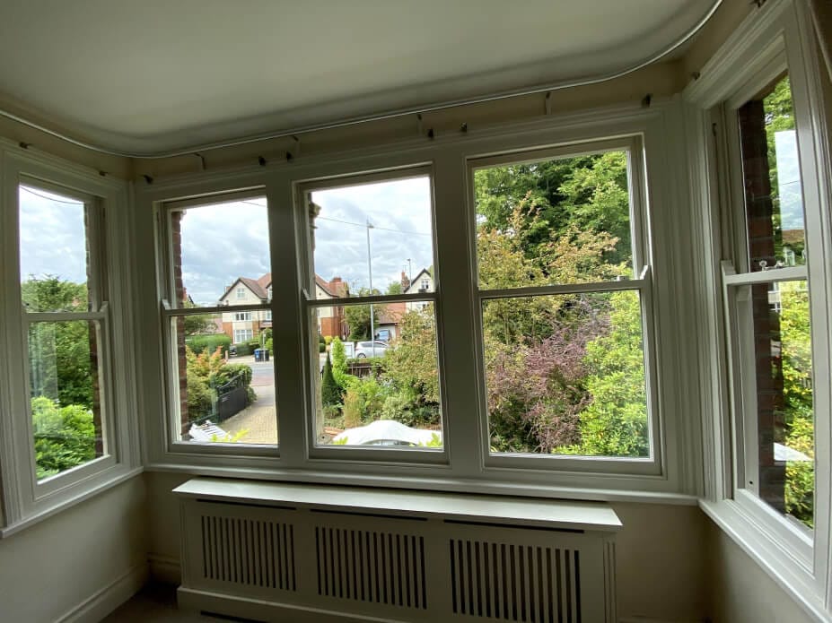 installed vacuum double glazing