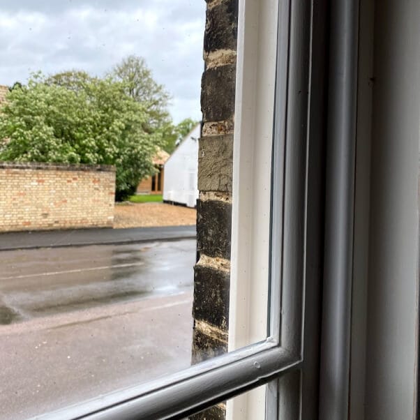Reduce noise in half with new double glazing 