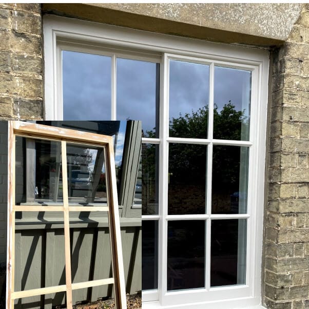 Replace single glazing with double glazing