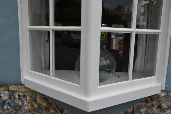 Triangle window sill replacement | after