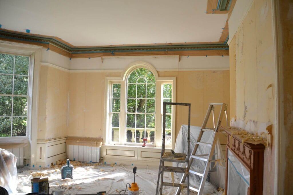 sash window interior