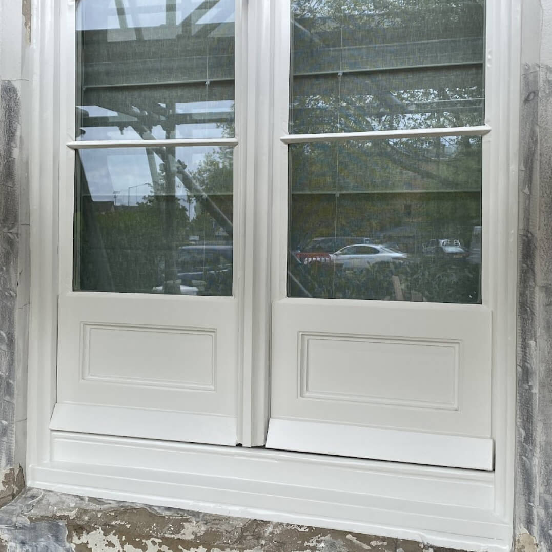 After: French doors repaired and double glazed