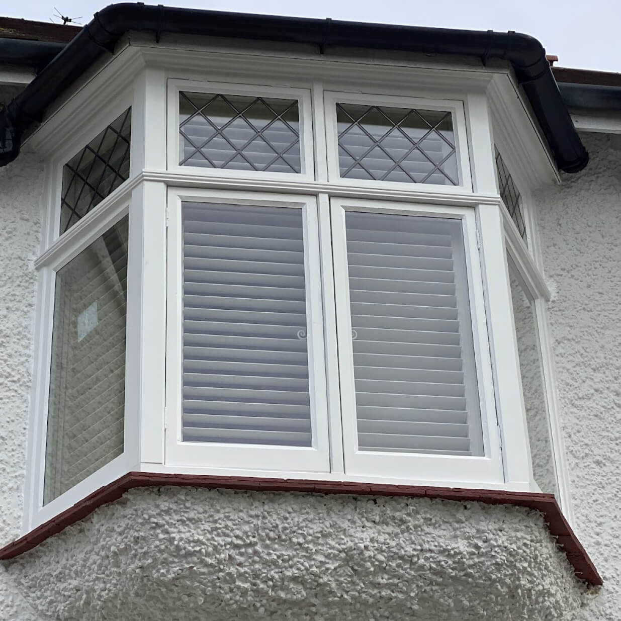 After: Bay window restored and double glazed