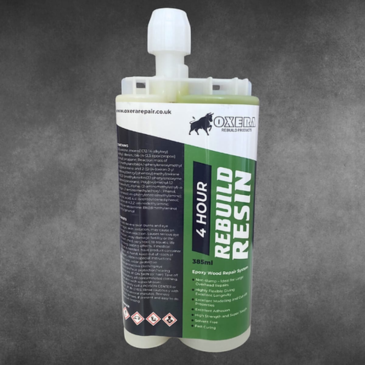 An Oxera Rebuild Resin 4-hour cartridge